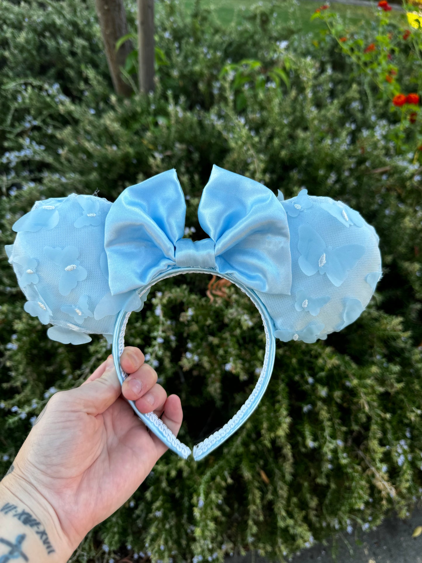 Blue Butterfly Ears