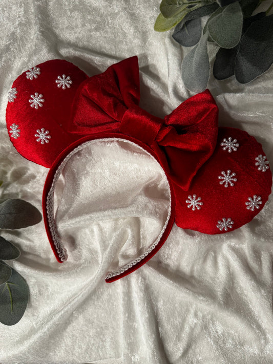 Christmas snowflake Ears